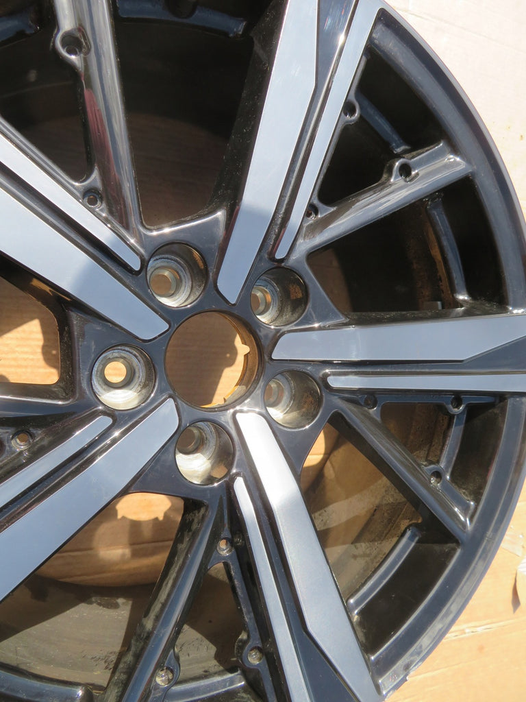 1x Alufelge 18 Zoll 8.0" 5x108 48ET Glanz Schwarz 9835058180 Peugeot 308