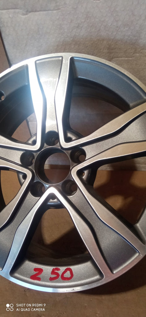 1x Alufelge 17 Zoll 7.0" 5x112 48,5ET Glanz Grau A2054010800 Mercedes-Benz Mg