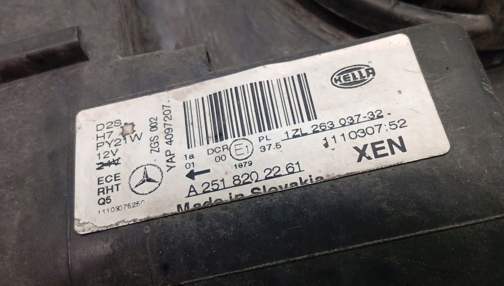 Frontscheinwerfer Mercedes-Benz W251 A2518202261 A0038205826 Links Headlight SCH3165502750ty