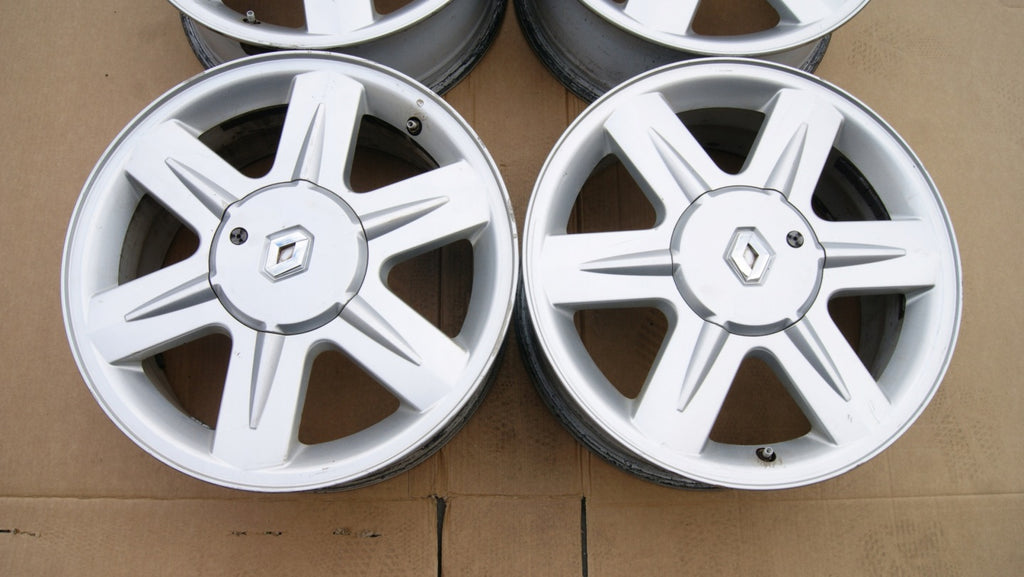 4x Alufelge 16 Zoll 6.5" 5x108 50ET Glanz Silber RE7601 Renault Rim Wheel FEL1914502659de