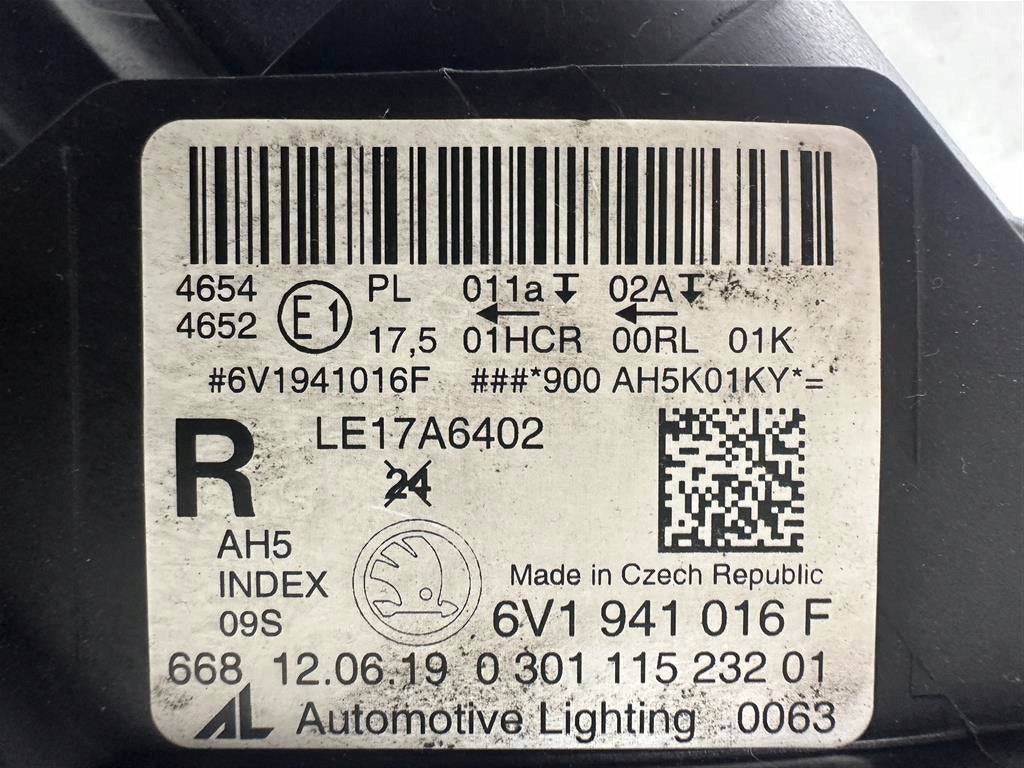 Frontscheinwerfer Skoda Fabia III 6V1941015F 6V1941016F LED Ein Satz Headlight