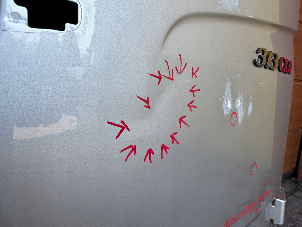 Tür Mercedes-Benz Sprinter A9067402400A9067402400 Hinten Rechts Silber Door Porta