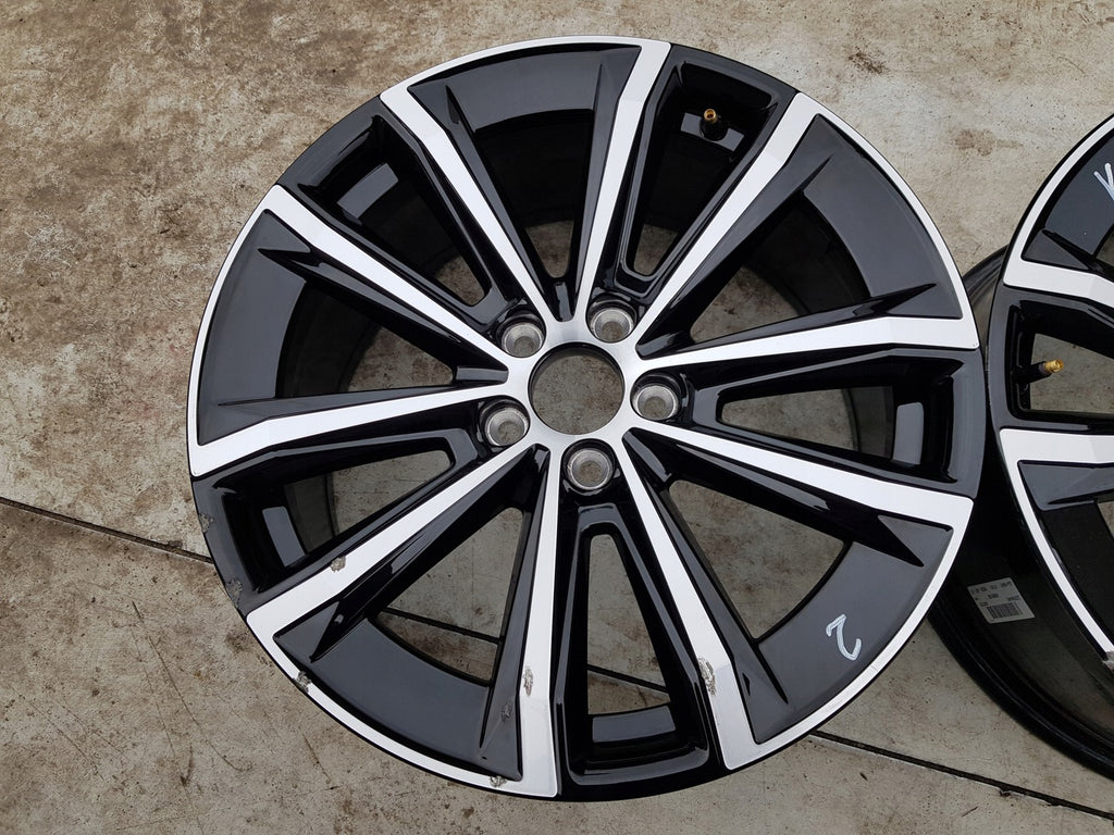 1x Alufelge 18 Zoll 8.0" 5x108 42ET Glanz Schwarz 32358646 Volvo S60 V60 V90