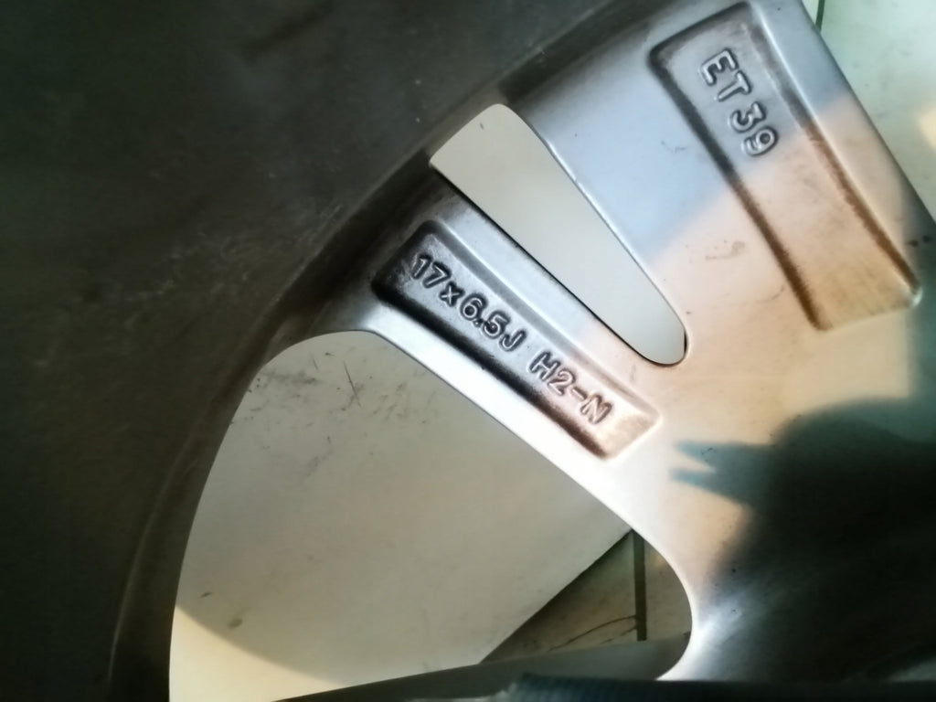 1x Alufelge 17 Zoll 6.5" 5x100 39ET Glanz Graphit 2G7601025E VW I Rim Wheel FEL8561950297gc