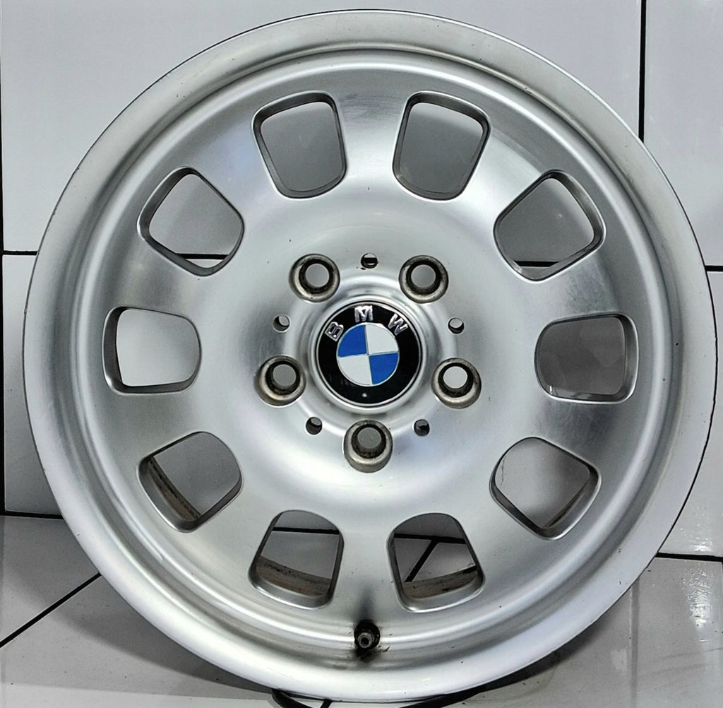 4x Alufelge 16 Zoll 7.0" 5x120 47ET Glanz Silber 1094502 BMW 3 E46 Rim Wheel FEL8559014454cu