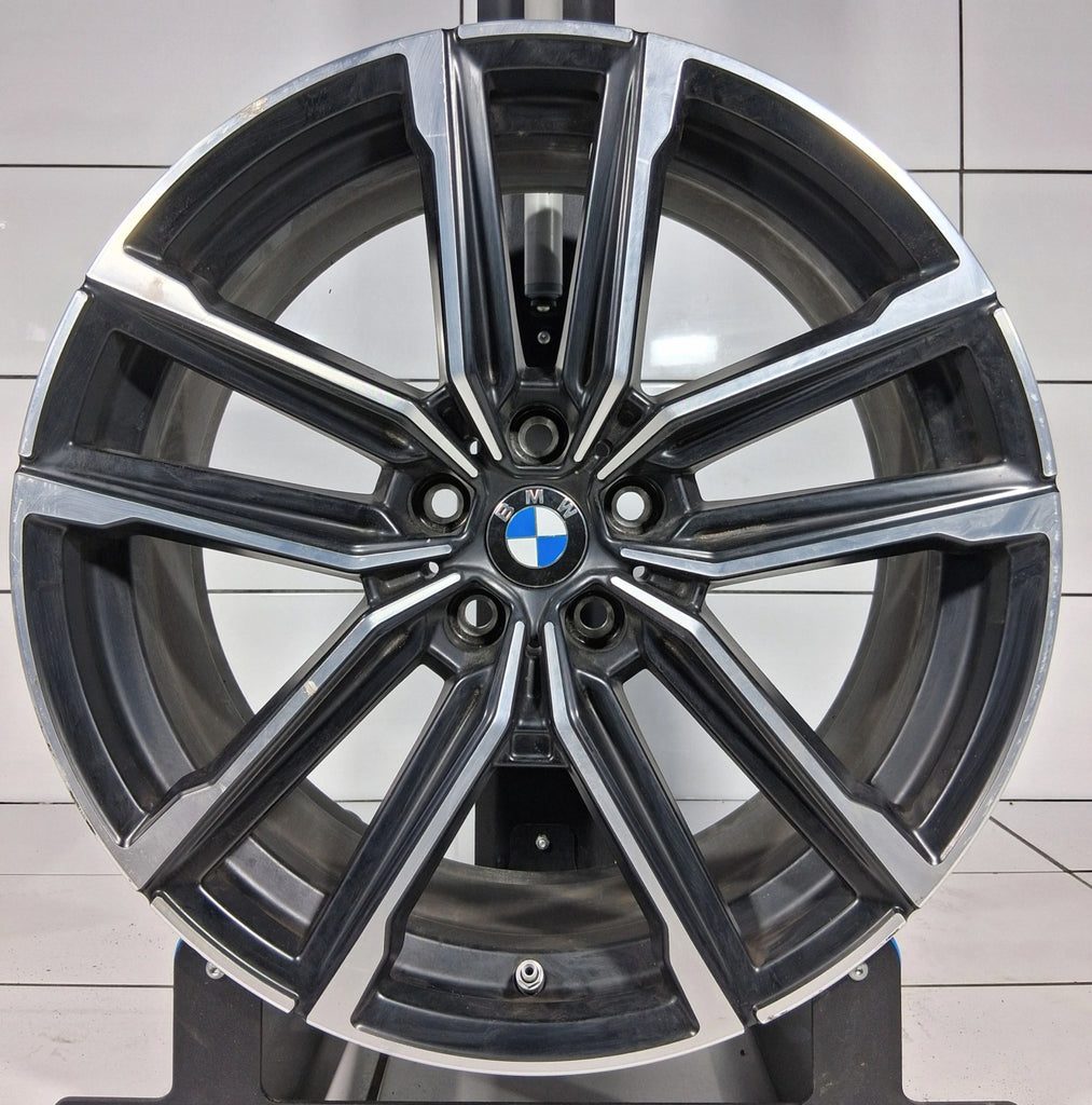 1x Alufelge 19 Zoll 8.0" 5x112 27ET Matt Schwarz 8747000 BMW G21 G22 G20 G23 FEL9436044802hc