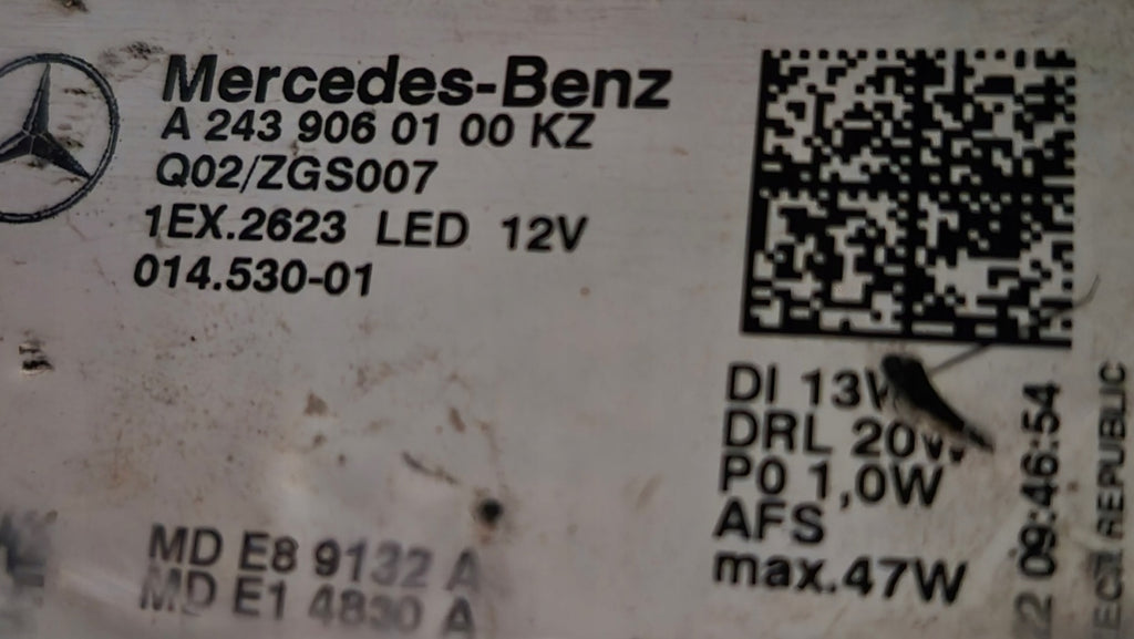 Frontscheinwerfer Mercedes-Benz Eqa Eqb A24390601 Links Scheinwerfer Headlight SCH1437516054ma