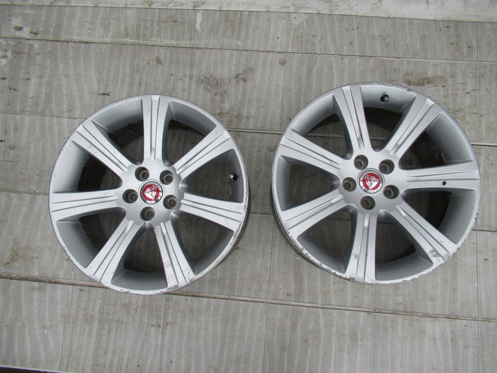 1x Alufelge 18 Zoll 8.5" 5x108 49ET Glanz Silber 6W831007AB Jaguar Xf Rim Wheel FEL5872614165sk