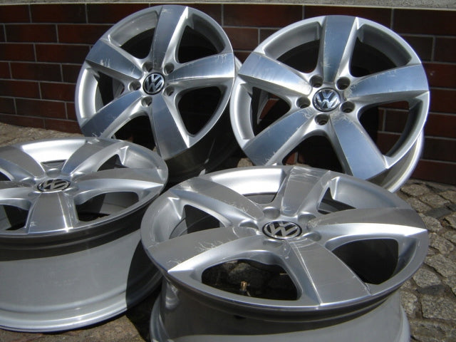 4x Alufelge 17 Zoll 7.0" 5x112 43ET 5N0601025C VW Scirocco Passat Tiguan Sharan FEL4830825602mm