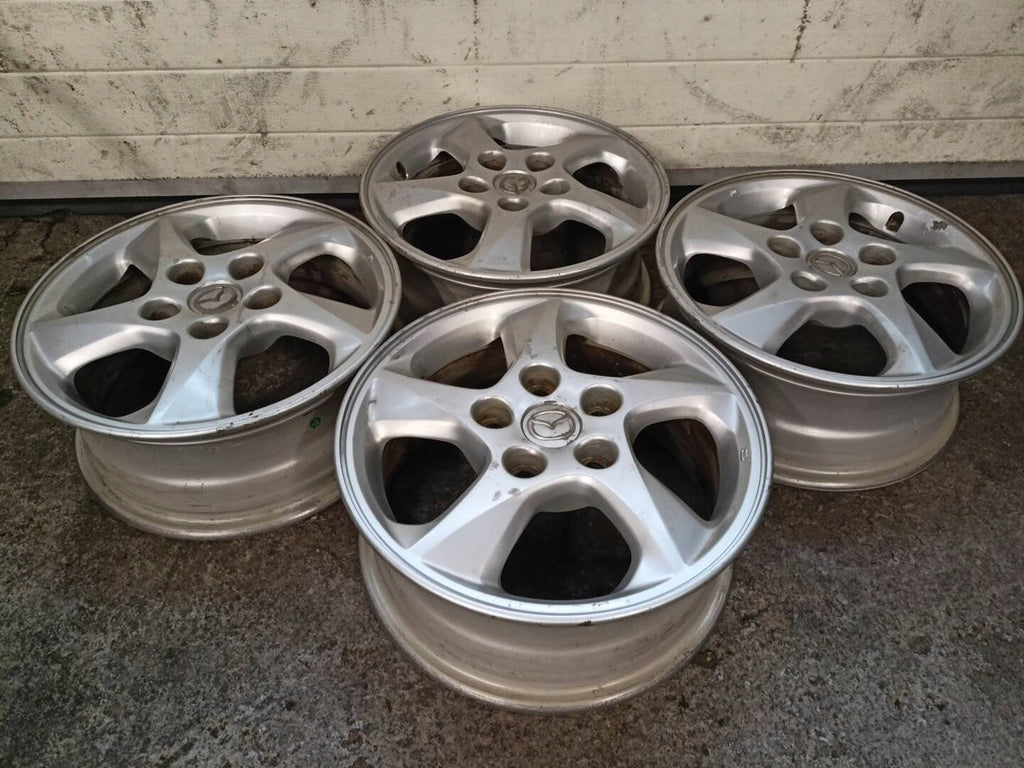 4x Alufelge 15 Zoll 6.0" 5x114.3 50ET Glanz Silber 560-C75 Kia Mpv Premacy FEL6644407889ve