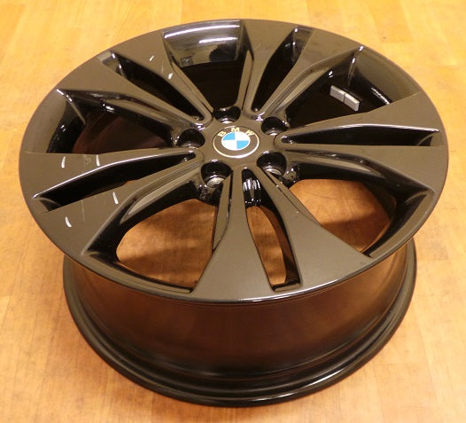 1x Alufelge 18 Zoll 7.5" 5x112 51ET Glanz Schwarz 6885381 BMW X1 F48 Rim Wheel FEL2518259739oc