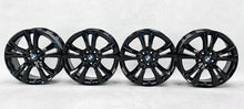 Load image into Gallery viewer, 4x Alufelge 18 Zoll 7.5&quot; 5x112 51ET Glanz Schwarz 6856069 BMW X2 F39 F48