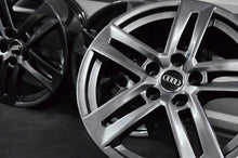 Laden Sie das Bild in den Galerie-Viewer, 4x Alufelge 17 Zoll 7.0" 5x112 42ET Schwarz Audi B6 B7 Rim Wheel FEL3161850127mx