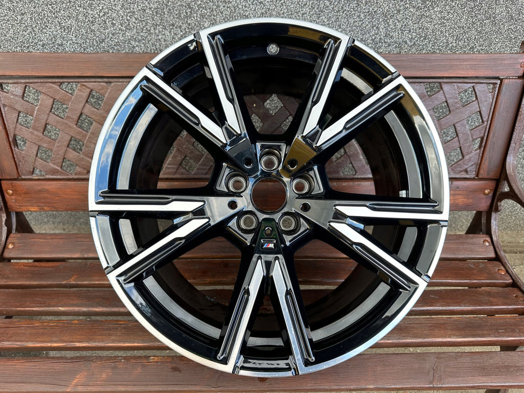 1x Alufelge 19 Zoll 9.5" 5x112 35ET Glanz Schwarz 1543824 BMW 2 G42 Rim Wheel FEL1858177720zx