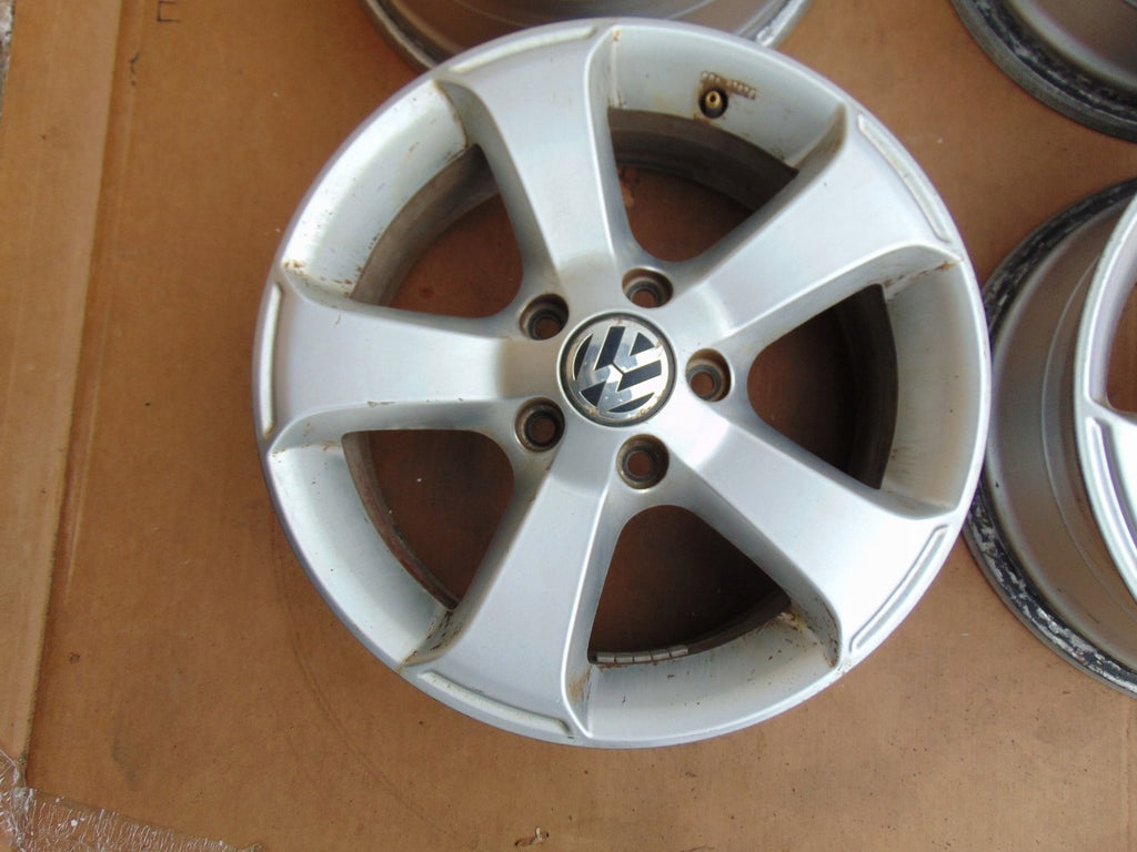 4x Alufelge 16 Zoll 6.5" 5x112 42ET Glanz Silber 3C1071496C VW Passat B7 FEL4987648266ps