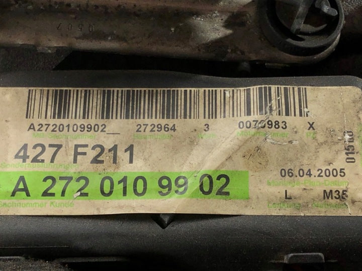 Motor Mercedes-Benz C219 272964 3.5 272PS 200kW 2005 Benzin Engine Komplett MOT8268430576np