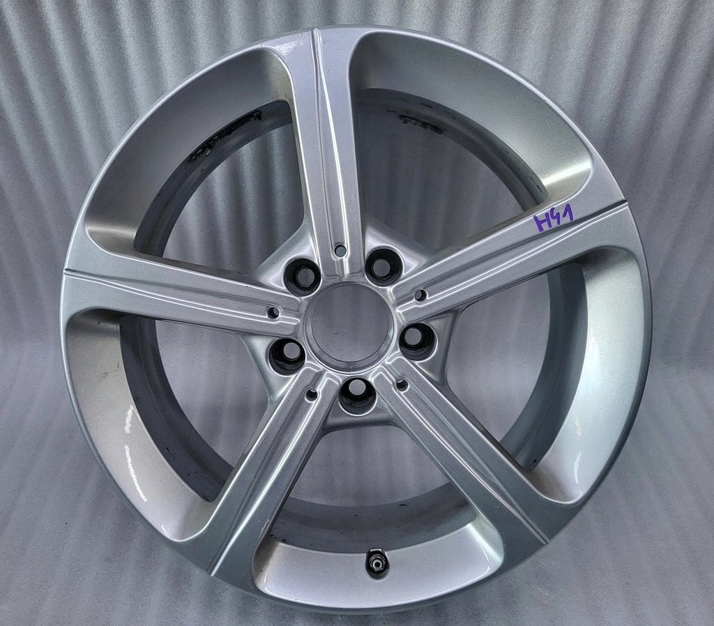 1x Alufelge 17 Zoll 6.5" 5x112 44ET Glanz Silber A1774011200 Mercedes-Benz W177