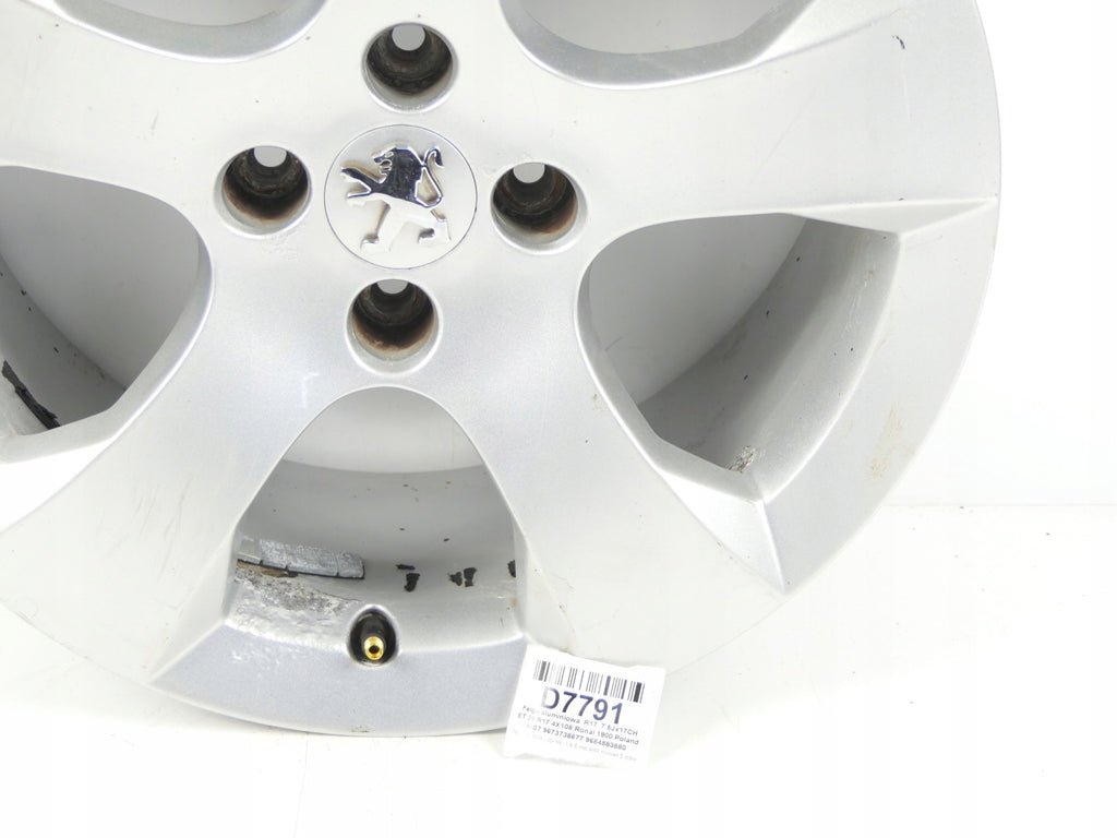 1x Alufelge 17 Zoll 7.5" 4x108 29ET 9684883880 Peugeot 3008 Rim Wheel FEL3607813566og