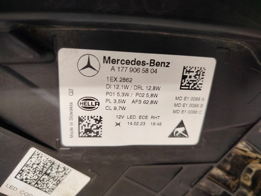 Frontscheinwerfer Mercedes-Benz W177 A1779065704 A1779065804 Ein Satz Headlight SCH4121853260vi
