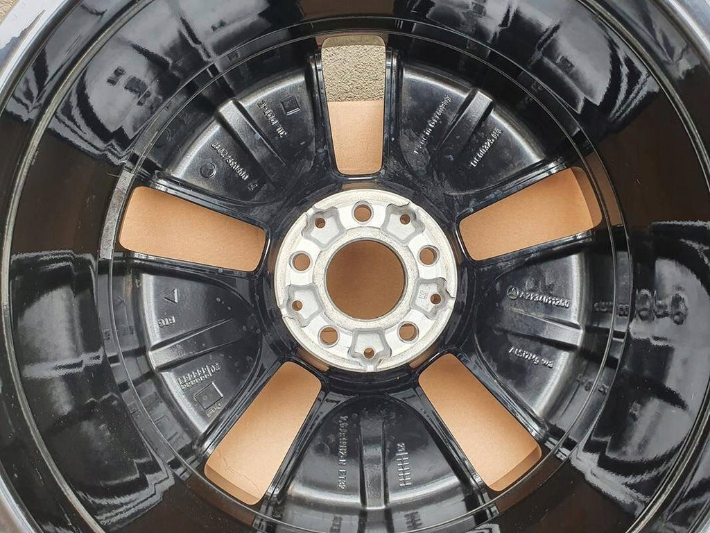 1x Alufelge 19 Zoll 7.5" 5x112 32ET Glanz Schwarz A2934011200 Mercedes-Benz Eqc FEL8248638606to