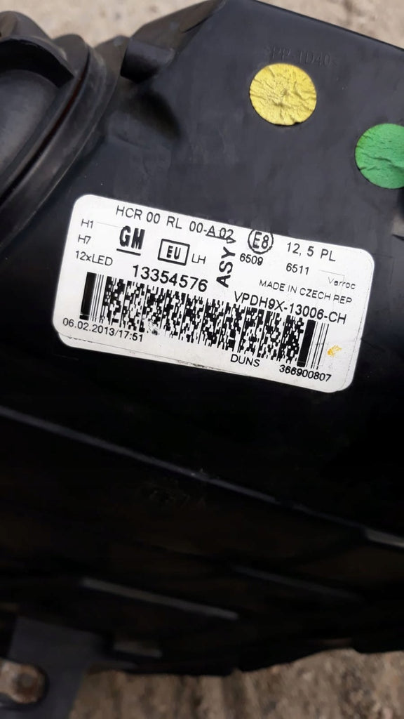 Frontscheinwerfer Opel Adam 13354576 Ein Stück (Rechts oder Links) Headlight