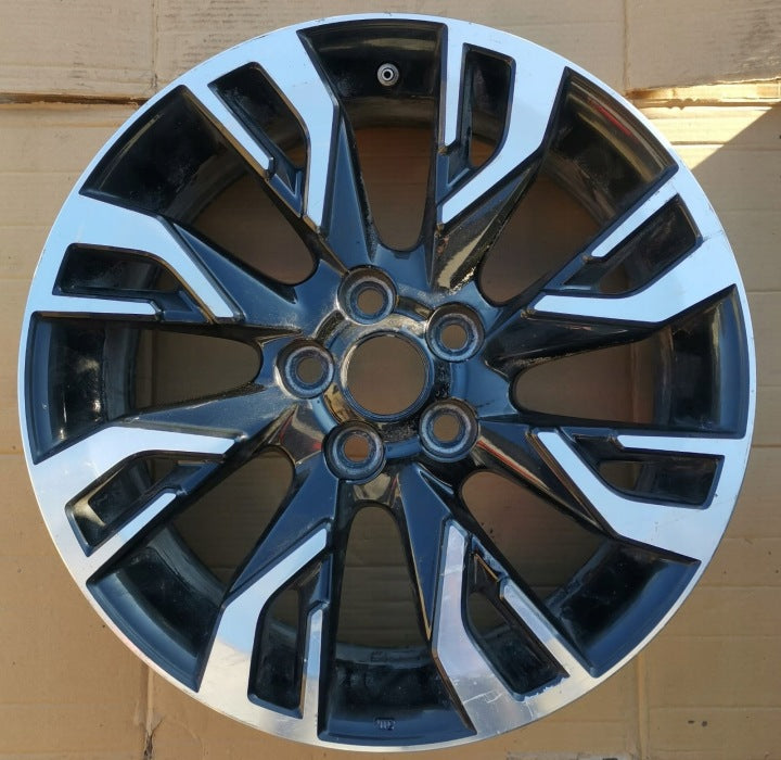 1x Alufelge 18 Zoll 7.0" 5x114.3 38ET Glanz Schwarz Audi Outlander I Eclipse FEL2220397232mp