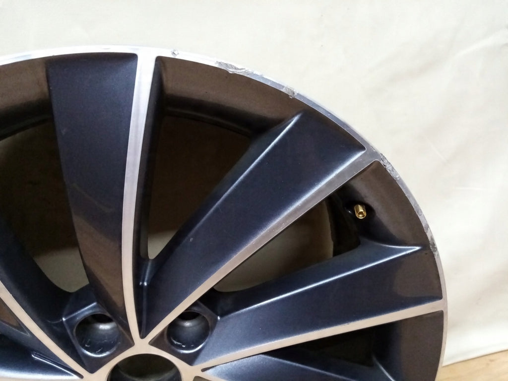 1x Alufelge 18 Zoll 7.5" 5x112 51ET Glanz 5E0601025000 Skoda Rim Wheel