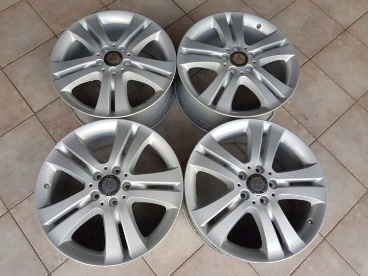 4x Alufelge 18 Zoll 8.5" 5x112 67ET Glanz Silber A2514011302 Mercedes-Benz W166 FEL2363785994dh