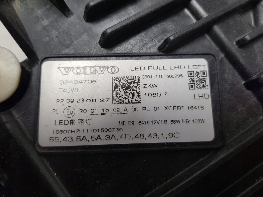 Frontscheinwerfer Volvo Xc60 II 32404705 Full LED Links Scheinwerfer Headlight SCH9715851104rf