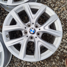 Laden Sie das Bild in den Galerie-Viewer, 4x Alufelge 17 Zoll 6.5" 5x112 39ET Glanz Silber 6856076 BMW F39 F48 Rim Wheel FEL5277648434vp