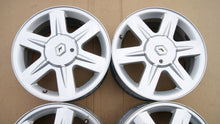 Laden Sie das Bild in den Galerie-Viewer, 4x Alufelge 16 Zoll 6.5" 5x108 50ET Glanz Silber RE7601 Renault Rim Wheel FEL1914502659de