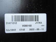 Laden Sie das Bild in den Galerie-Viewer, 1x Alufelge 18 Zoll 8.0" 5x108 42ET Glanz Schwarz 31471312 Volvo S60 V60