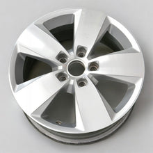 Load image into Gallery viewer, 1x Alufelge 16 Zoll 6.5&quot; 5x112 46ET Glanz Silber 5G0601025J Vw Rim Wheel