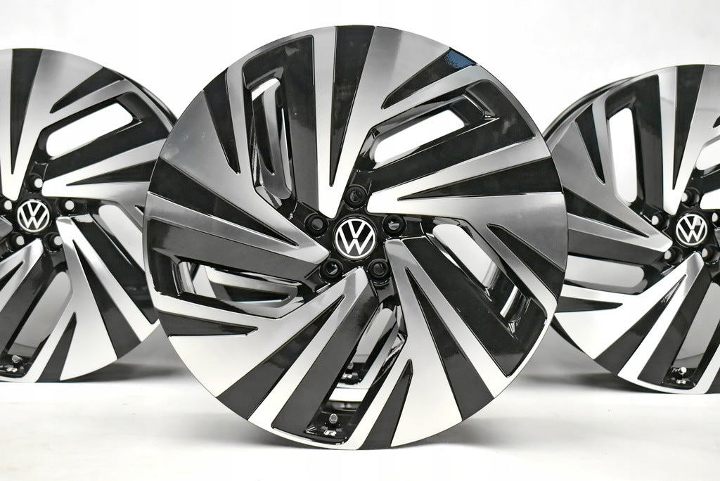 4x Alufelge 21 Zoll 8.5" 5x112 40ET Glanz Schwarz 11A601025B VW Id.4 Rim Wheel FEL8816810133wp