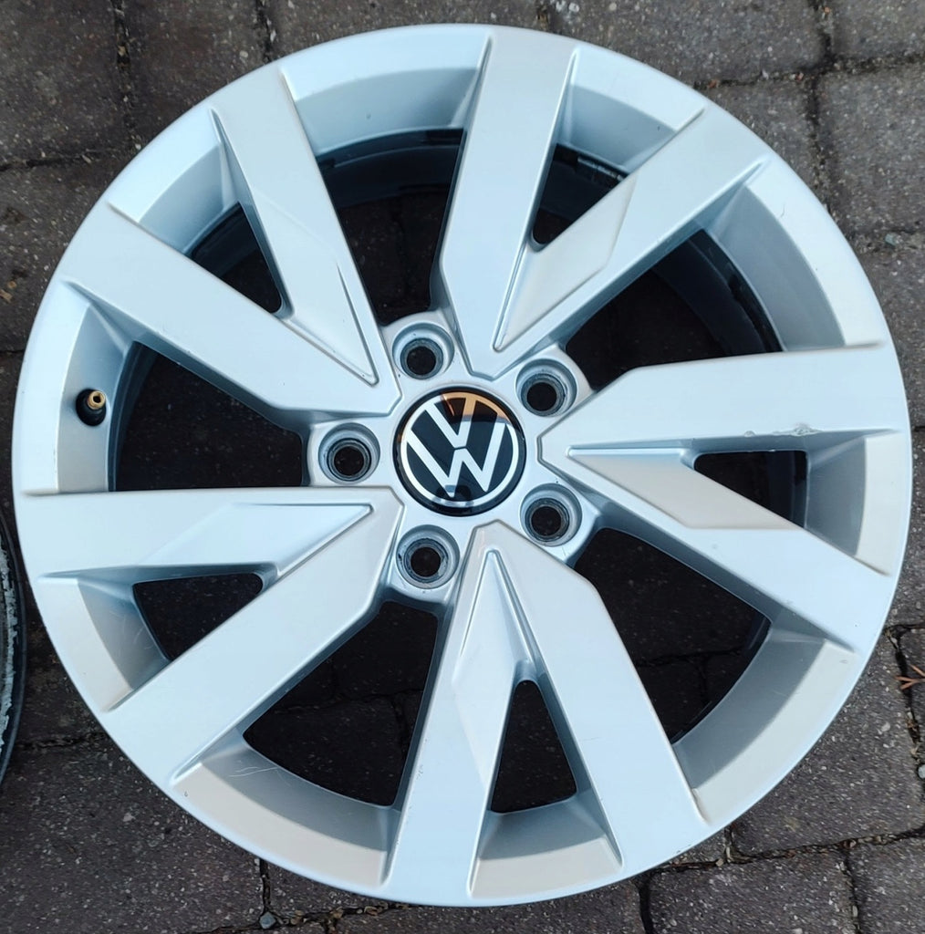 4x Alufelge 16 Zoll 6.5" 5x112 41ET Glanz Silber 3G0601025BJ VW Passat B8 FEL3170965199ex