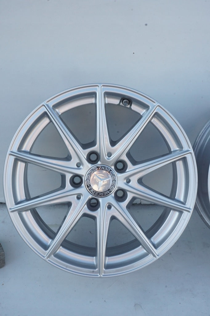 4x Alufelge 16 Zoll 6.5" 5x112 44ET Glanz Silber A1774011100 Mercedes-Benz W177 FEL8822746871up