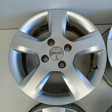 Load image into Gallery viewer, 4x Alufelge 15 Zoll 6.0" 4x108 52 5ET Glanz Silber 5S6JAA Ford Fiesta I Fusion FEL8195242017af