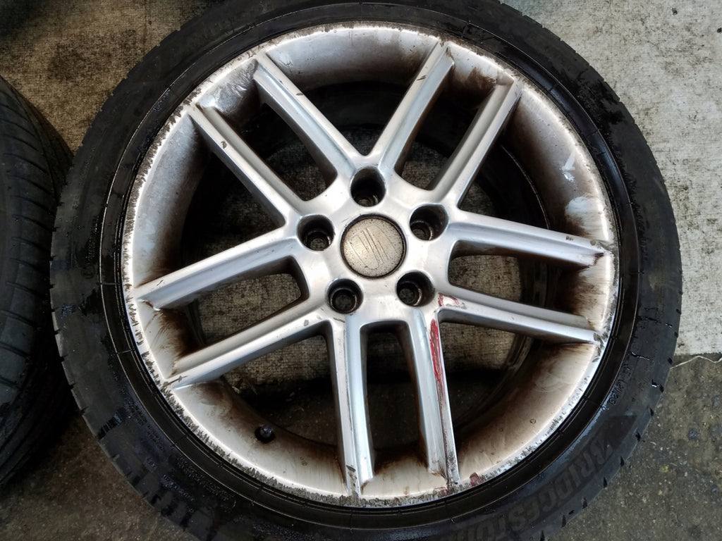 4x Alufelge 17 Zoll 7.5" 5x112 42ET Glanz Silber 3R0601025A Seat Exeo Rim Wheel FEL8182053907kl