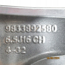 Laden Sie das Bild in den Galerie-Viewer, 1x Alufelge 16 Zoll 6.5&quot; 4x108 32ET Glanz 672044871, 9833892580, 93484566 Opel X