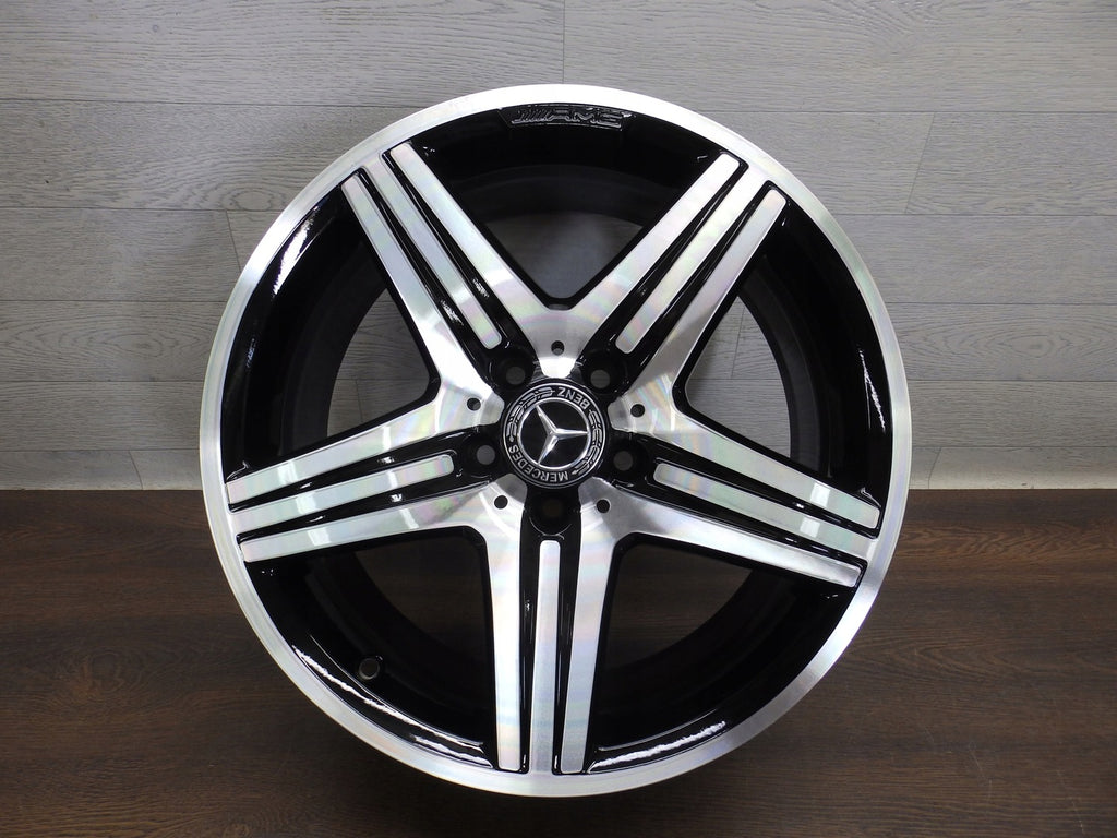 4x Alufelge 18 Zoll 8.0" 5x112 48ET Glanz Schwarz A1764010402 Mercedes-Benz Amg