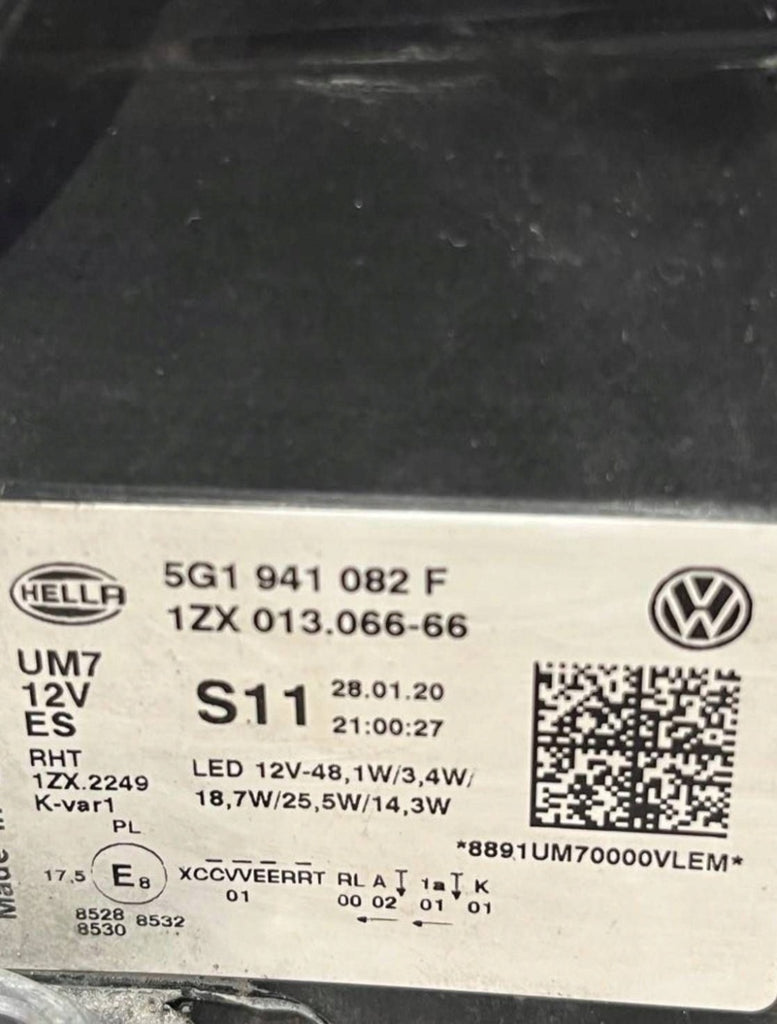 Frontscheinwerfer VW Golf VII 5G1941082F LED Rechts Scheinwerfer Headlight SCH2592882799zs