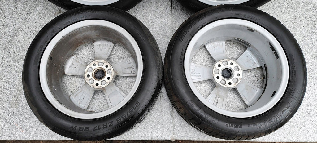 4x Alufelge 17 Zoll 7.5" 5x112 41ET Glanz 3V0601025A Seat III Superb Rim Wheel FEL9146801587nj