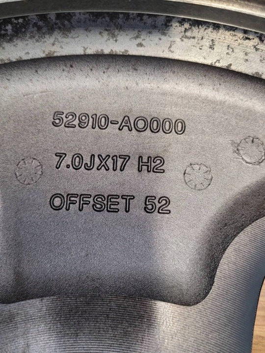 1x Alufelge 17 Zoll 5x114.3 52910AO000 Kia Niro Rim Wheel FEL9308366553kv