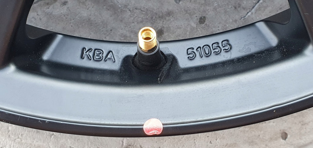 1x Alufelge 16 Zoll 6.0" 5x100 45ET Matt Schwarz KBA51055 Seat I Ibiza Rim Wheel FEL3100335405lz