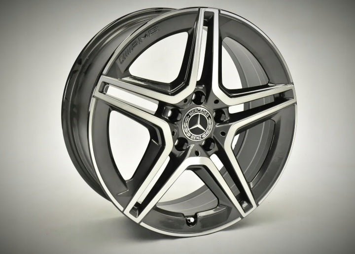 4x Alufelge 18 Zoll 7.5" 5x112 49ET Glanz Grau A1774011500 Mercedes-Benz W177 Mg FEL8950917017pu