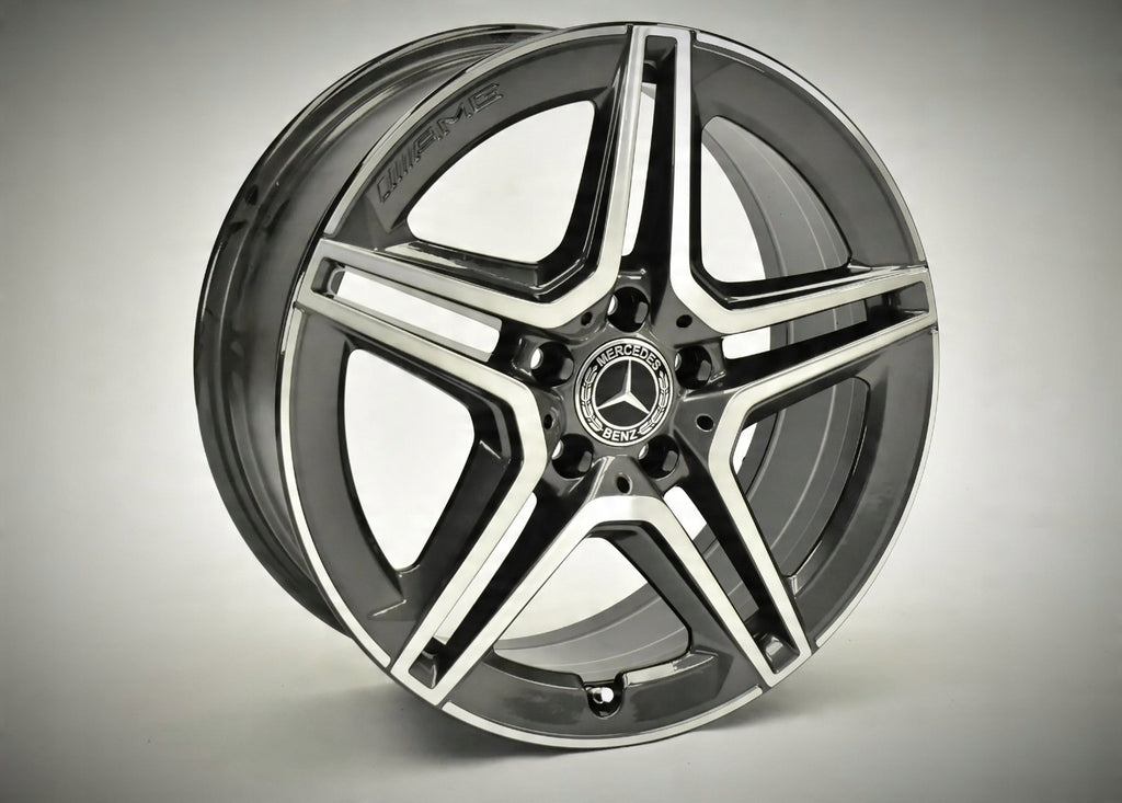 4x Alufelge 18 Zoll 7.5" 5x112 49ET Glanz Grau A1774011500 Mercedes-Benz W177 Mg