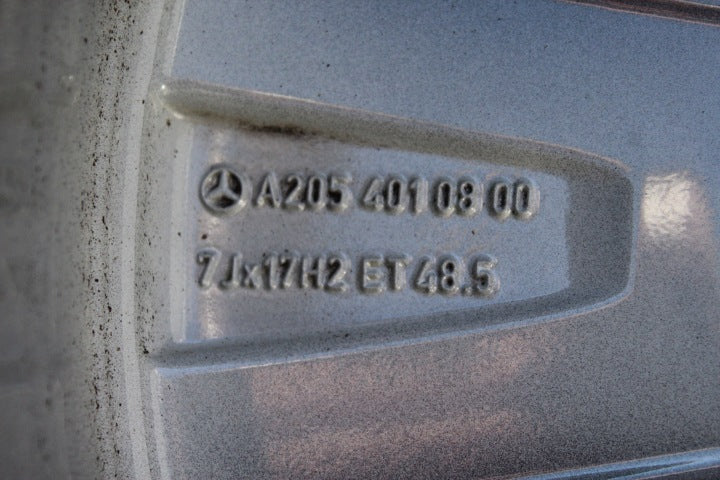 4x Alufelge 17 Zoll 7.0" 5x112 48 5ET A2054010800 Mercedes-Benz W205 Rim Wheel FEL3443254535gg