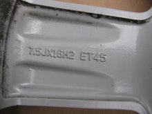 Laden Sie das Bild in den Galerie-Viewer, 1x Alufelge 16 Zoll 7.5" 5x112 45ET Matt Silber 8K0601025A Audi A4 B8 Rim Wheel FEL8909670731xx