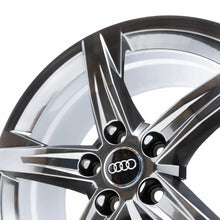 Laden Sie das Bild in den Galerie-Viewer, 4x Alufelge 18 Zoll 8.0" 5x112 39ET Glanz Silber 80A601025BE Audi Rim Wheel FEL2287009233de