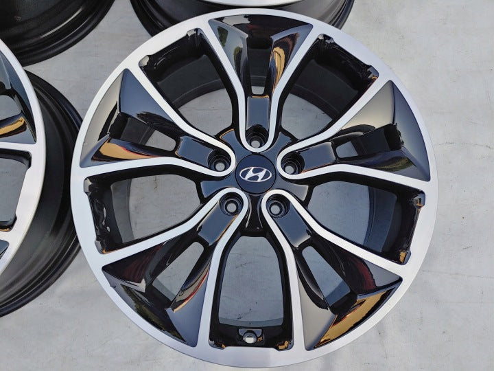4x Alufelge 19 Zoll 8.0" 5x114.3 55ET Glanz Silber 52910-S0100 Hyundai Tucson FEL3384404965ax